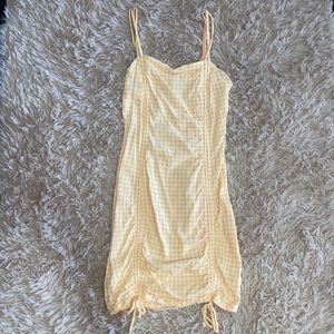 Ruched mini dress